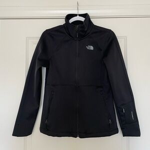 THE NORTH FACE full zip black soft shell jacket